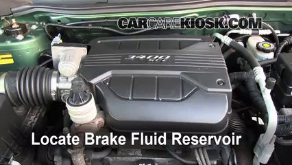 2005 Chevrolet Equinox LS 3.4L V6 Brake Fluid Check Fluid Level